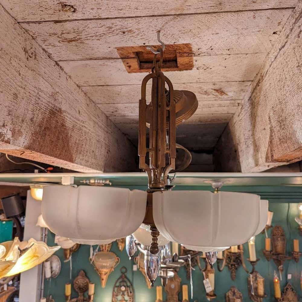 Mid Century Slipper Shade Light Fixture - Aurora Mills