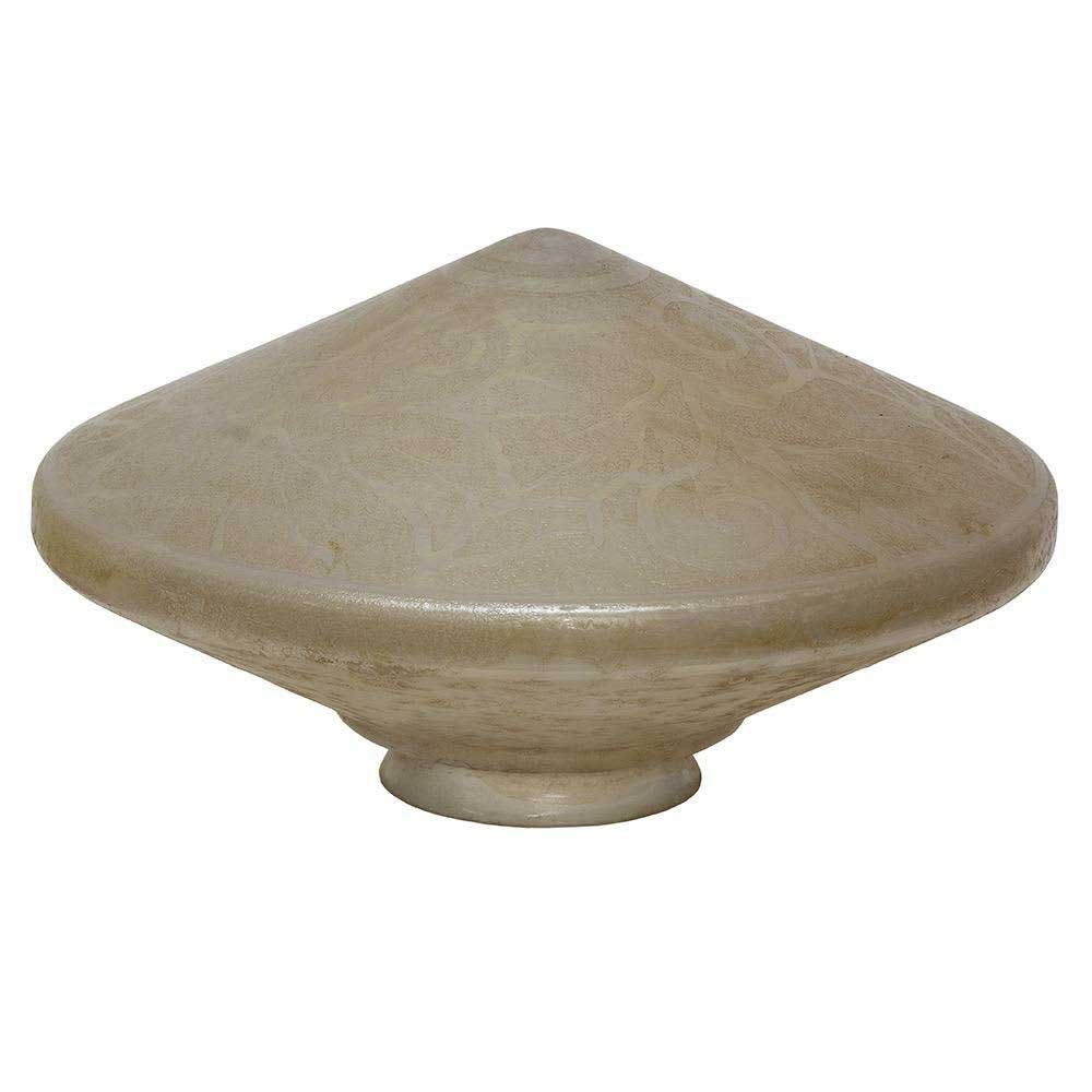 French Acid Etched Saucer Shade - Aurora Mills