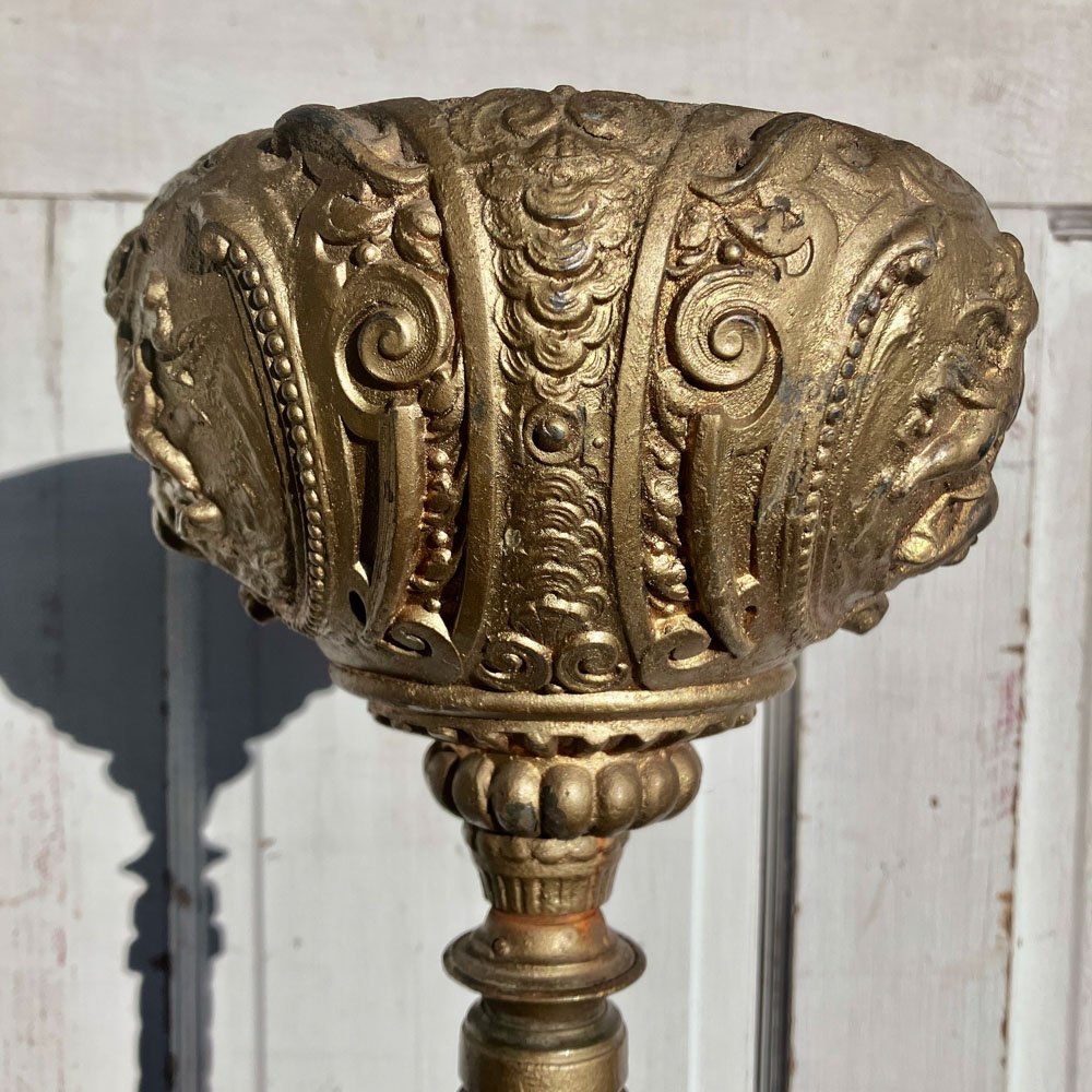 Ornate Victorian Iron Floor Stand - Aurora Mills
