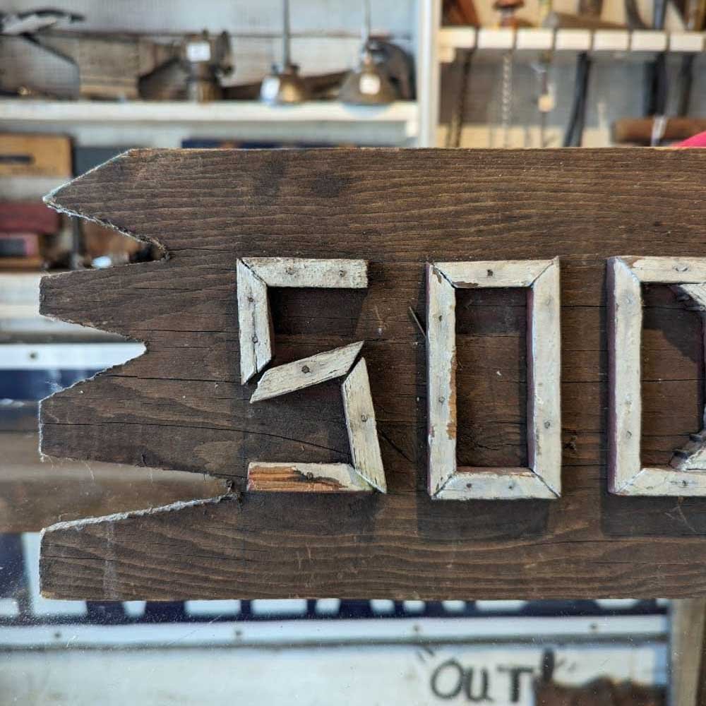 Camp Style "Candy, Soda, Lunch" Sign - Aurora Mills