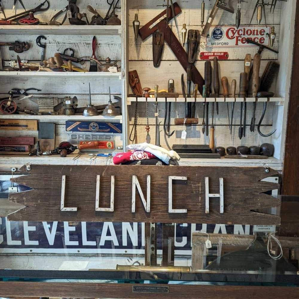 Camp Style "Candy, Soda, Lunch" Sign - Aurora Mills