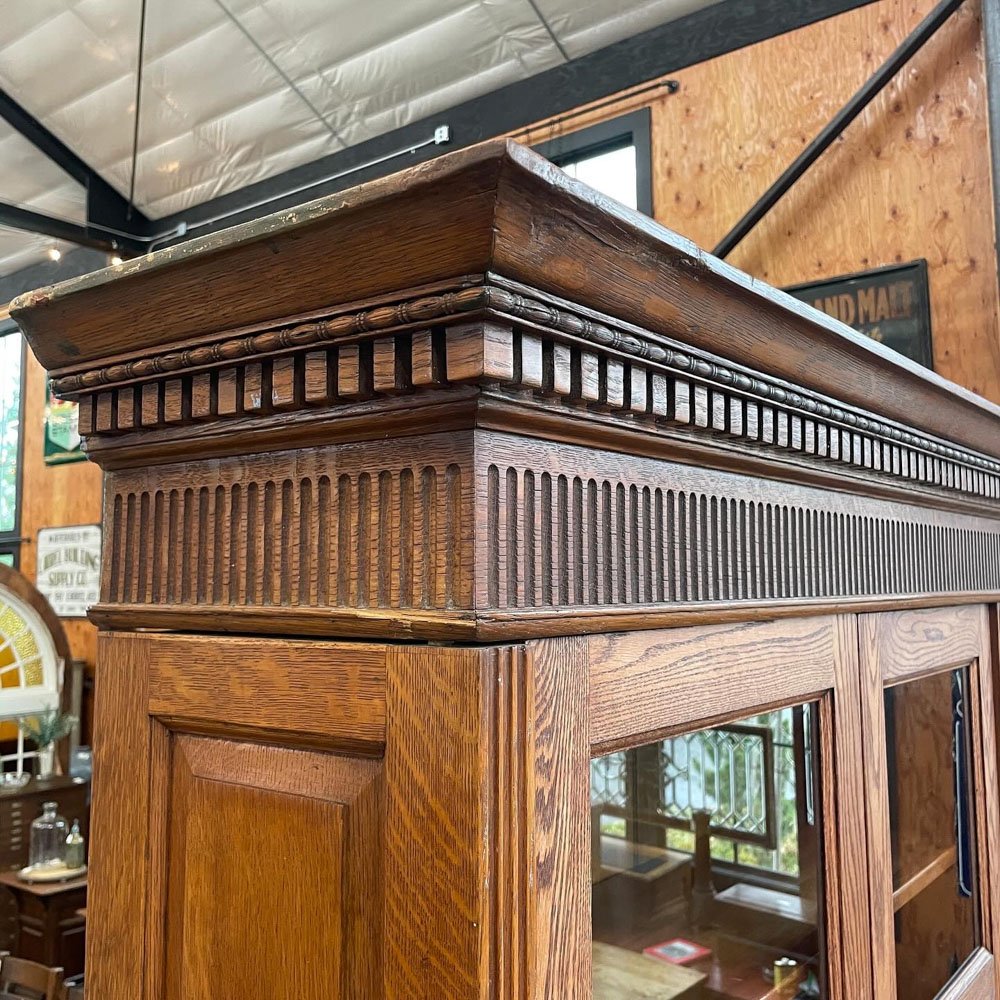 Portland Courthouse Oak Bookcase - Aurora Mills