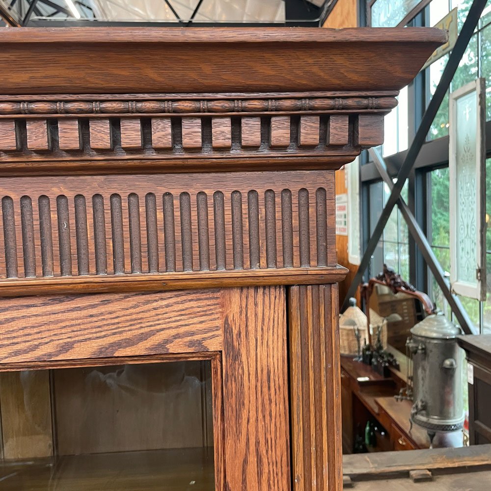 Portland Courthouse Oak Bookcase - Aurora Mills