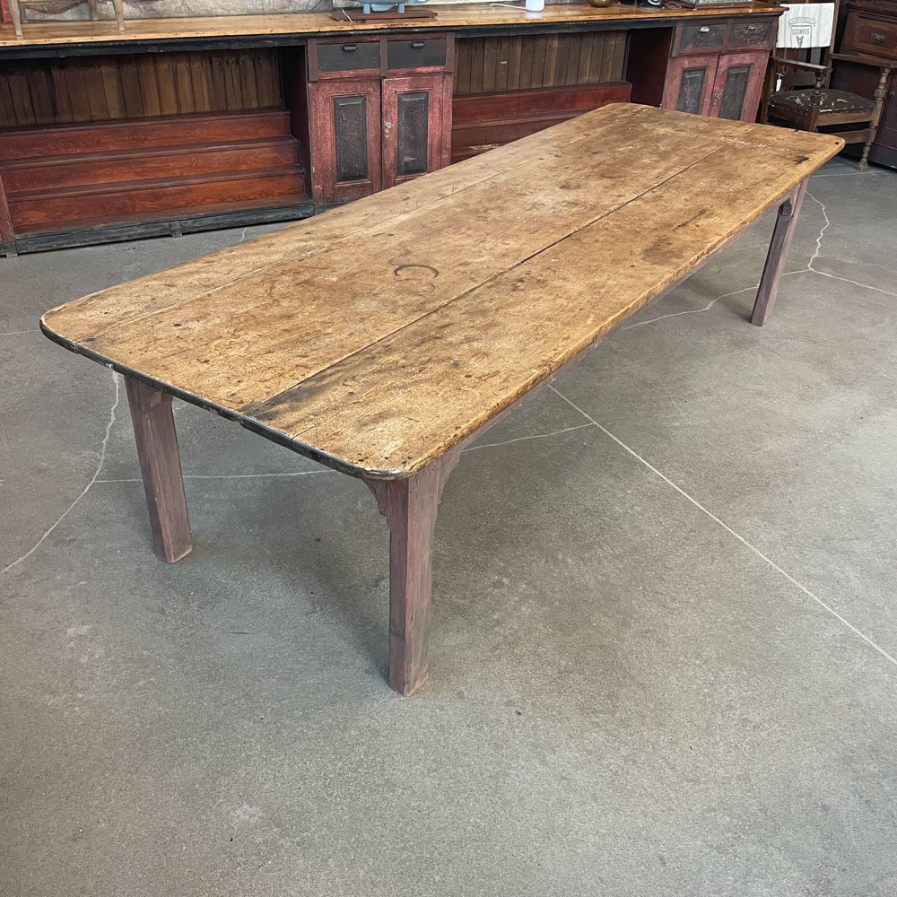 Early 1800s Shaker Style Dining Table - Aurora Mills