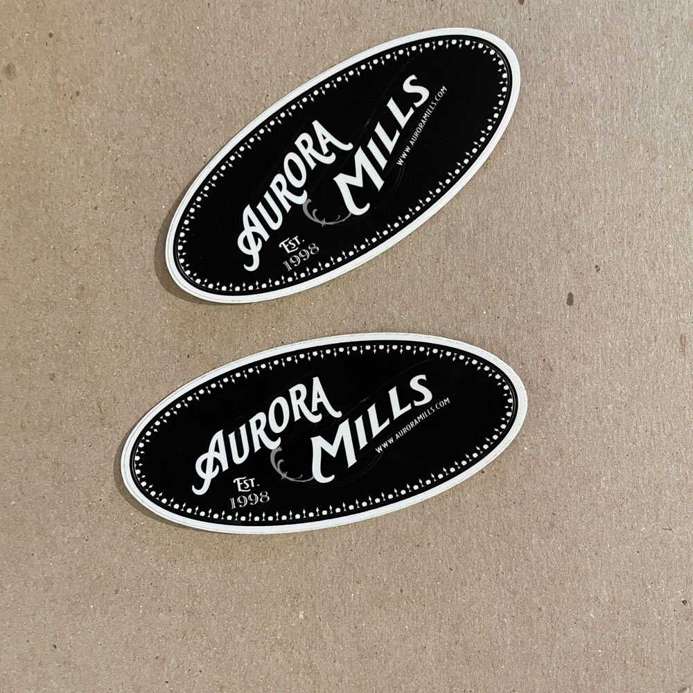 Aurora Mills Vinyl Sticker - Aurora Mills