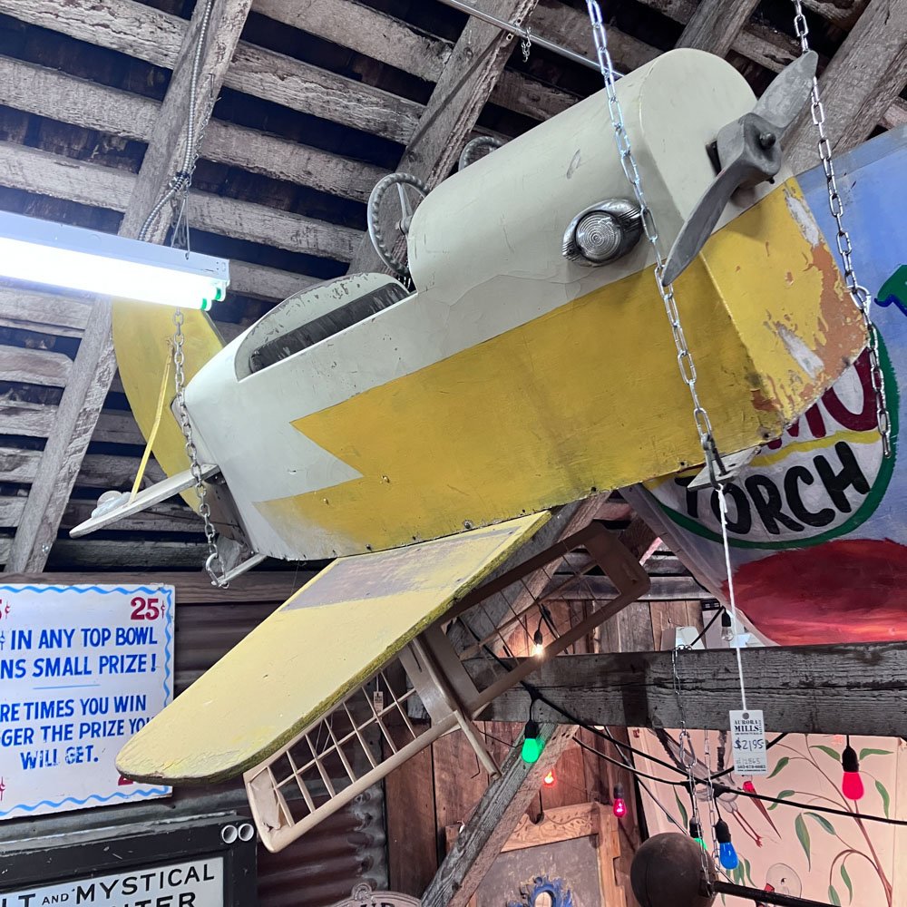 Vintage Carnival Airplane Ride