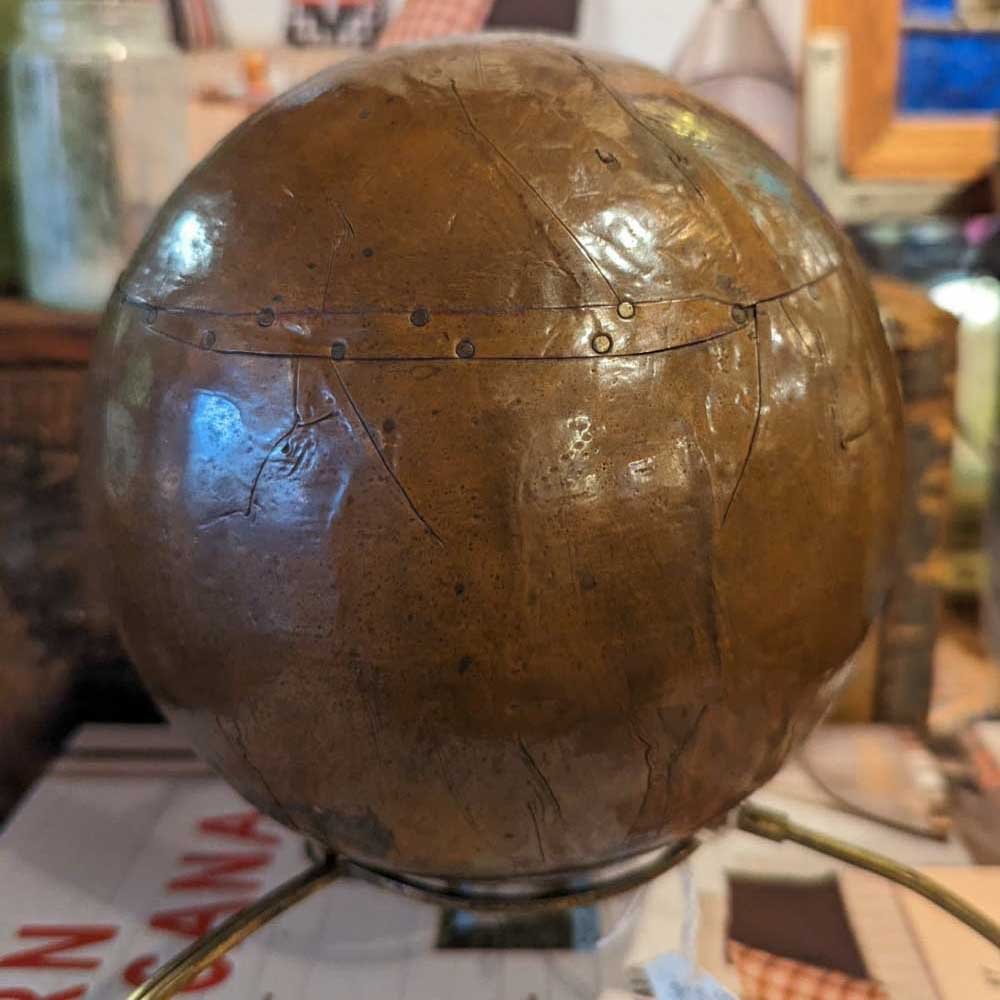 Folk Art Copper Sphere - Aurora Mills