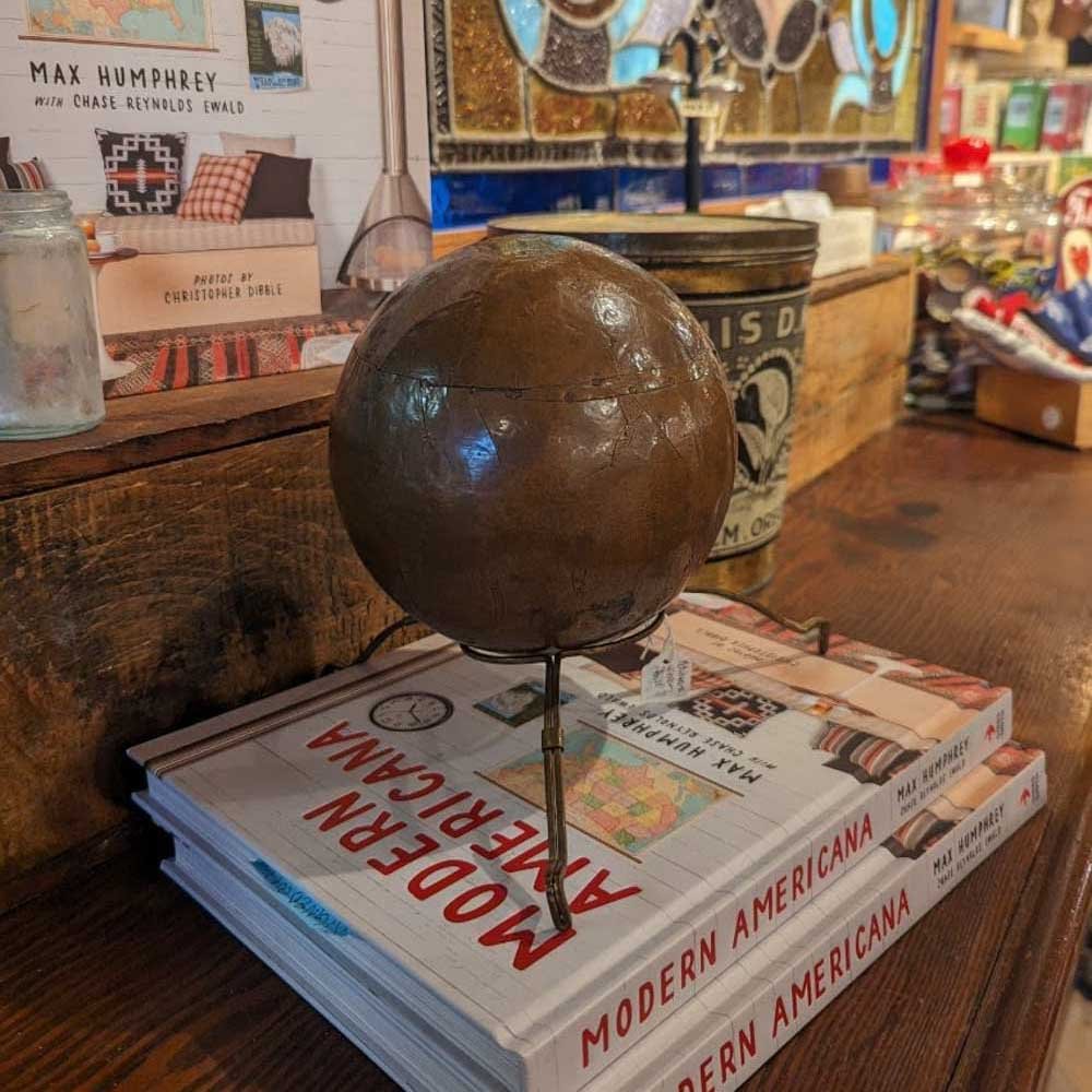 Folk Art Copper Sphere - Aurora Mills