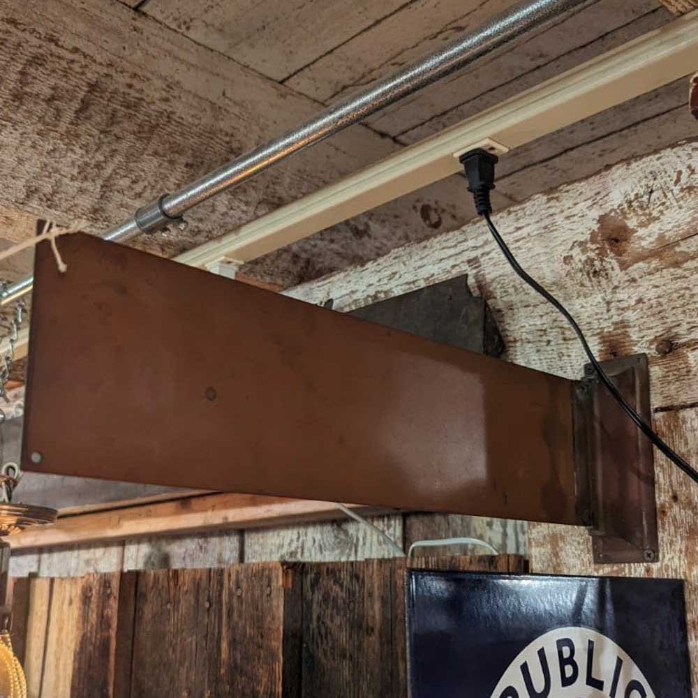 Bronze Telephone Sign - Aurora Mills