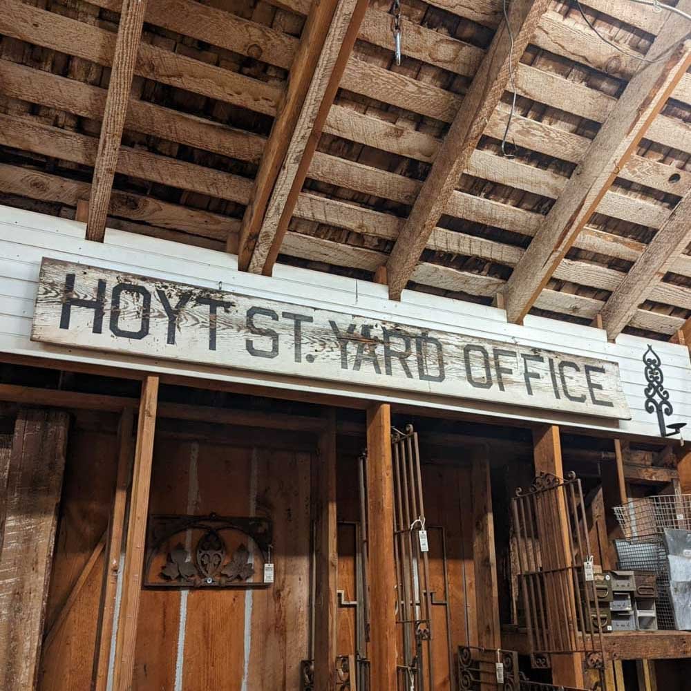 Hoyt St. Yard Office Sign