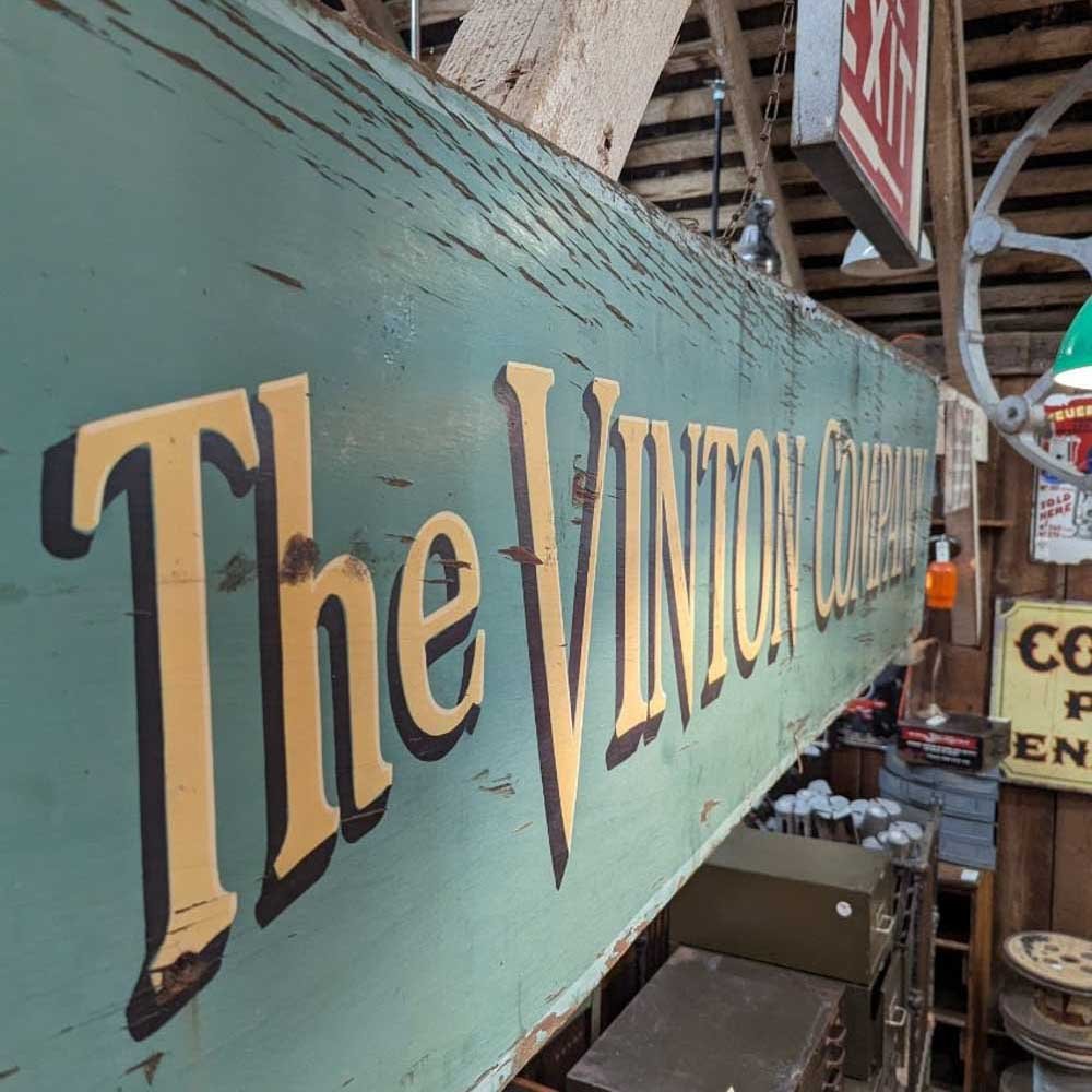 The Vinton Company Sign - Aurora Mills