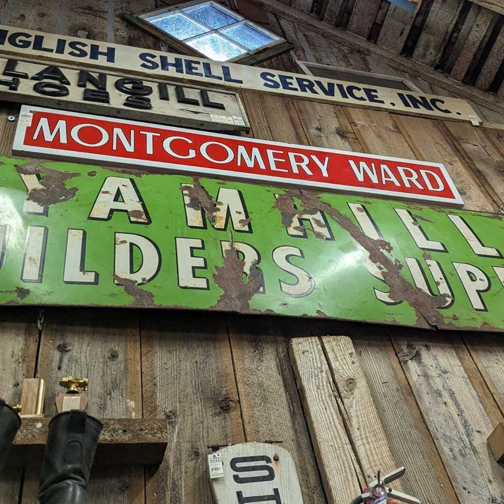 Yamhill Builders Supply Sign - Aurora Mills