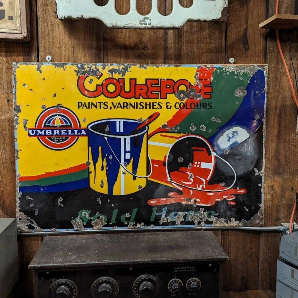 Gourepore Paint Sign