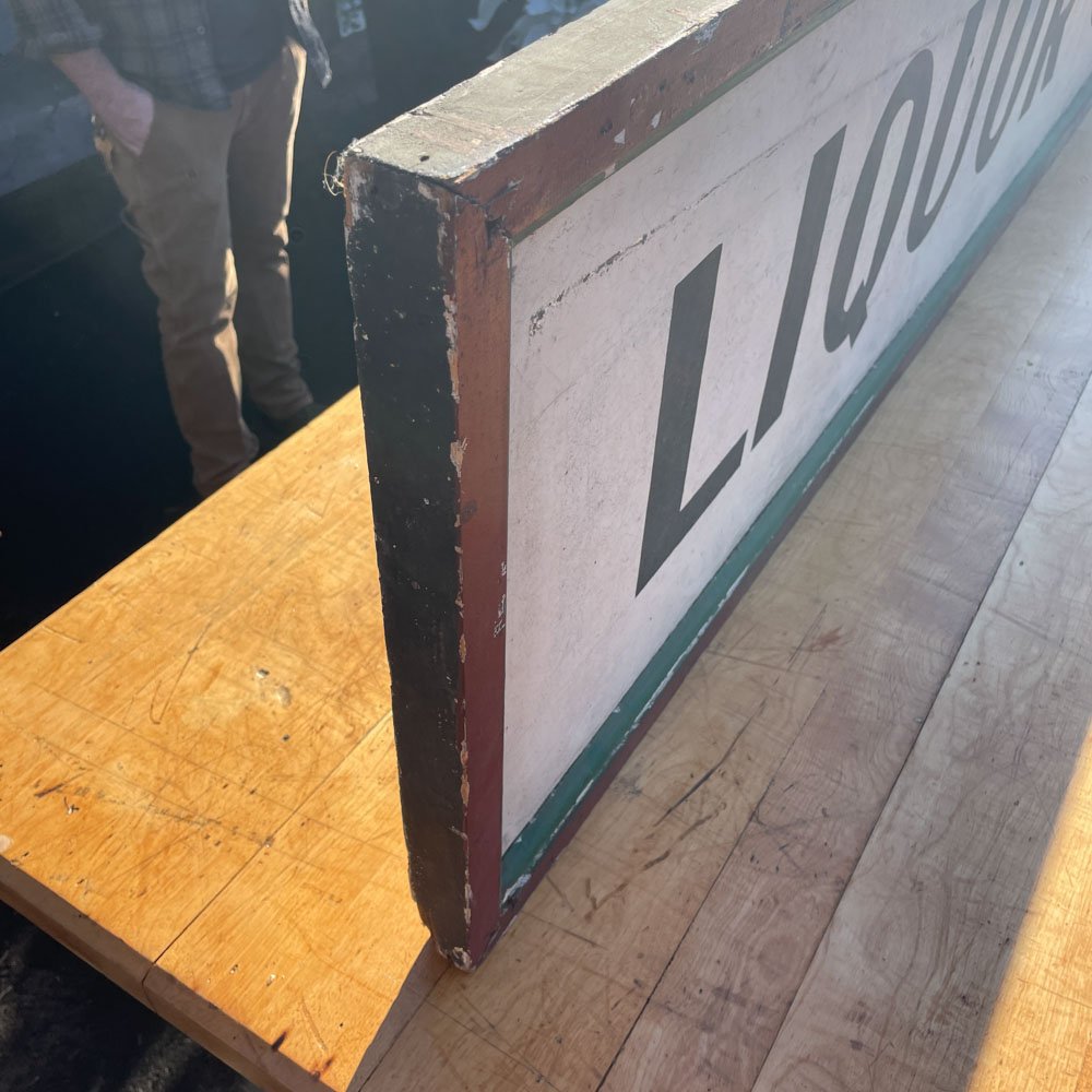 1930's Liquor Store Sign - Aurora Mills