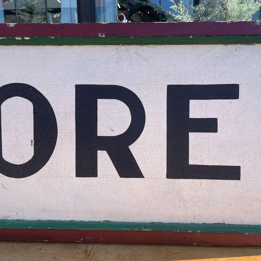 1930's Liquor Store Sign - Aurora Mills