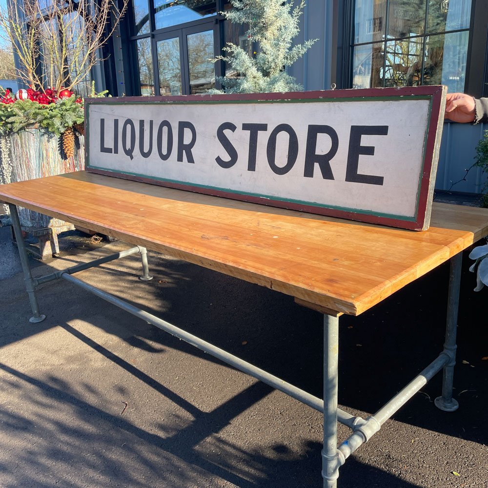 1930's Liquor Store Sign - Aurora Mills