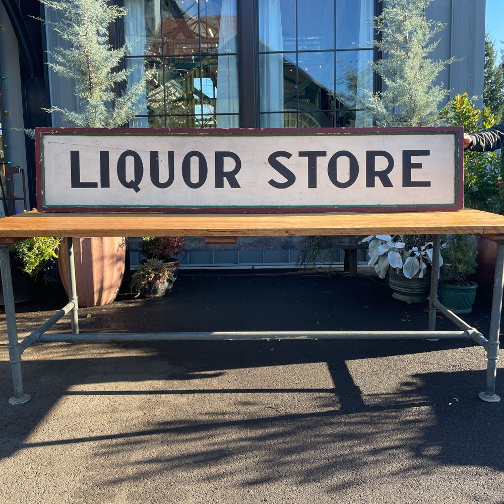 1930's Liquor Store Sign