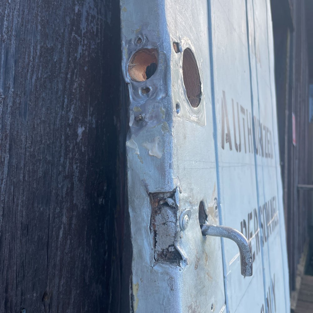 "Authorized Personnel" Fire Door - Aurora Mills