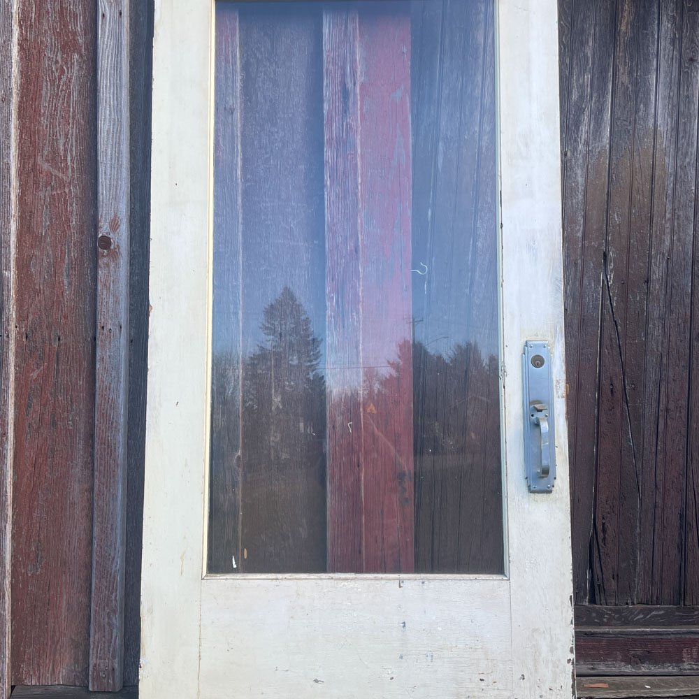 Wide Glass Paned Door - Aurora Mills