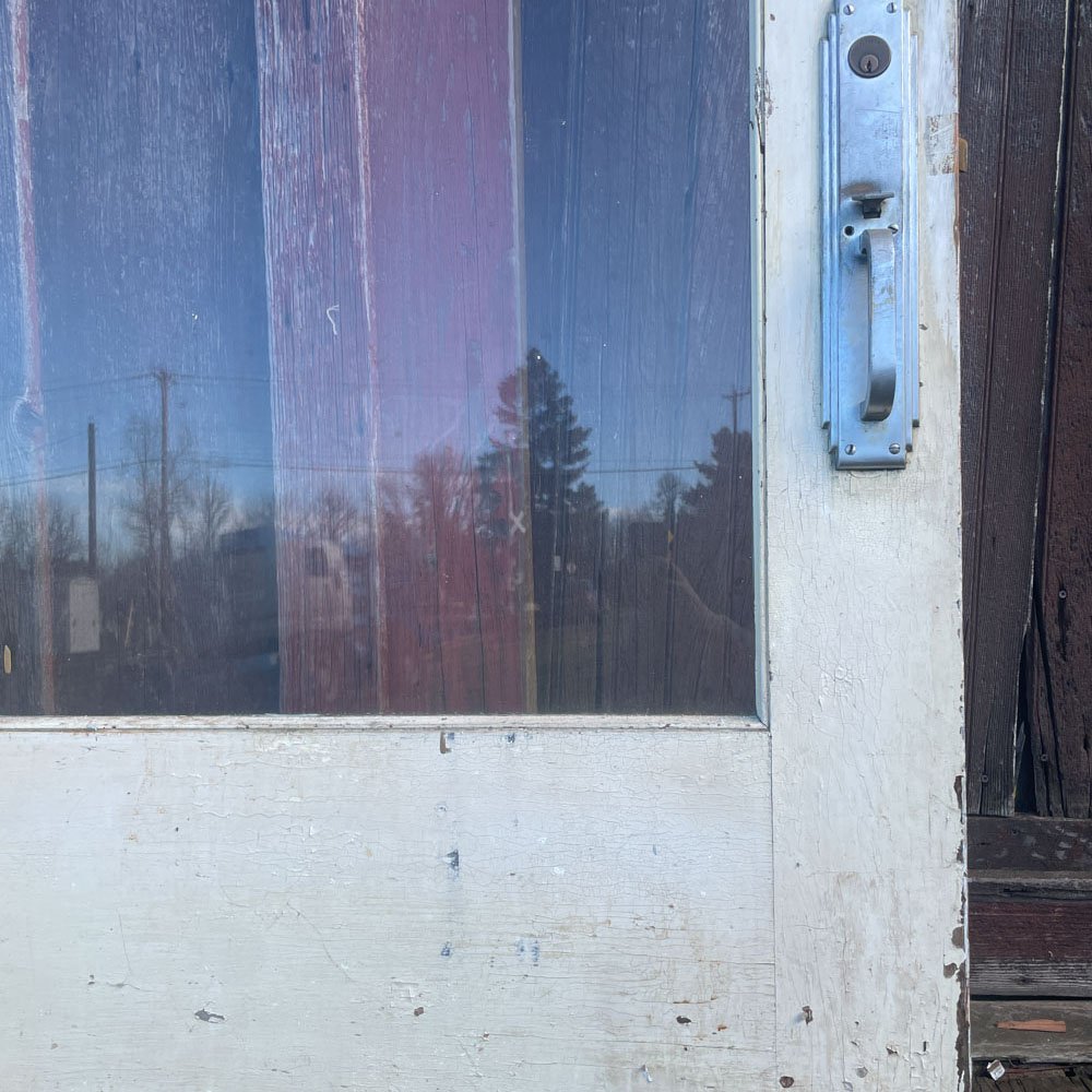Wide Glass Paned Door - Aurora Mills