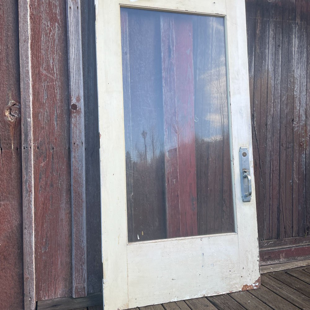 Wide Glass Paned Door - Aurora Mills