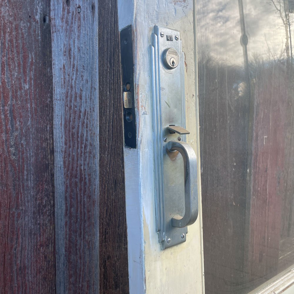 Wide Glass Paned Door - Aurora Mills