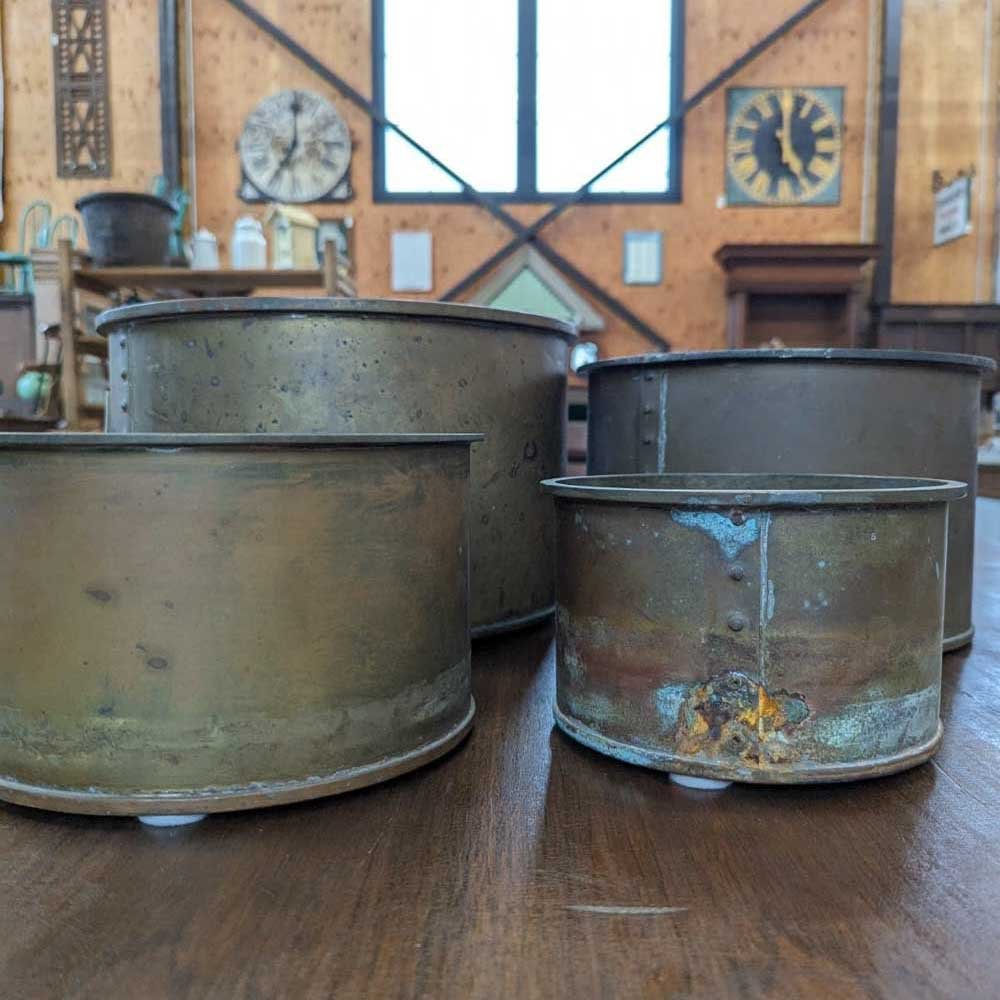 Set of 4 Brass Nesting Bowls - Aurora Mills