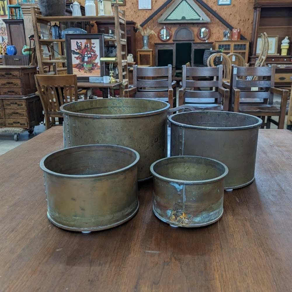 Set of 4 Brass Nesting Bowls - Aurora Mills