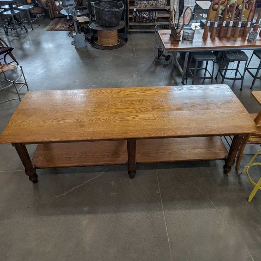 Oak Store Display Table - Aurora Mills