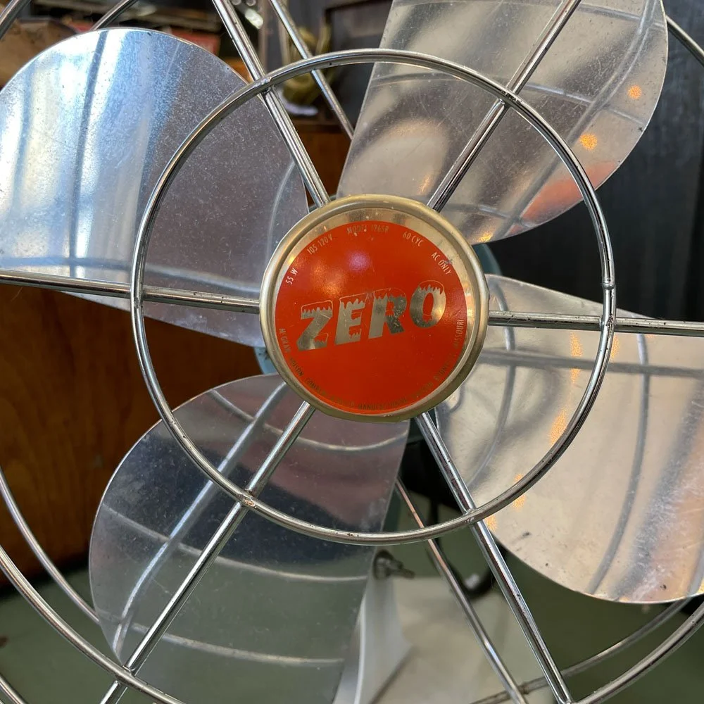 Zero Art Deco Electric Fan — Aurora Mills