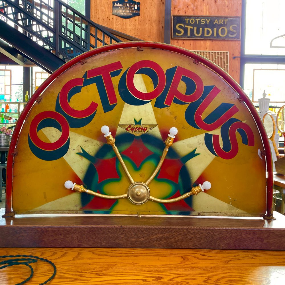 Octopus Carnival Sign Light