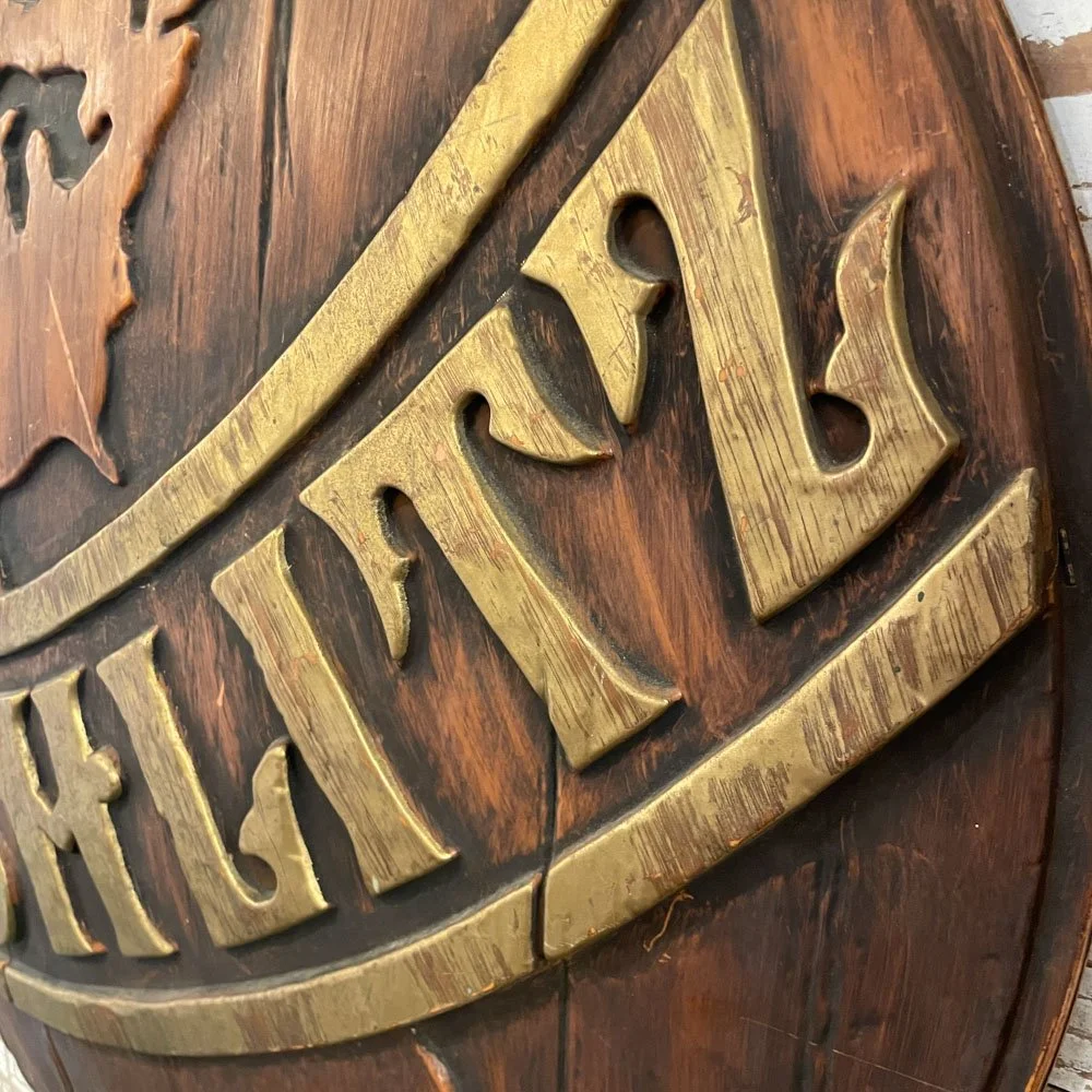 Schlitz Dimensional Faux Wood Bar Sign — Aurora Mills
