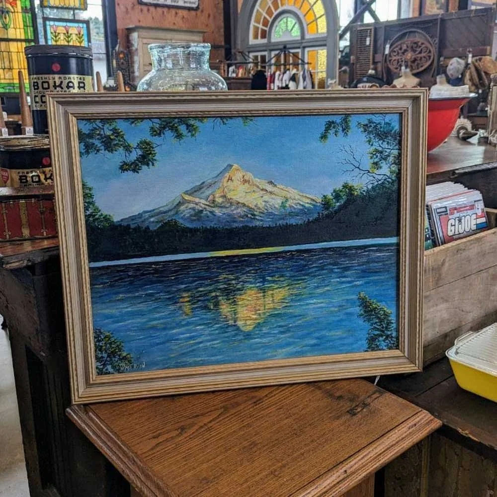 Vintage Mt. Hood Painting — Aurora Mills