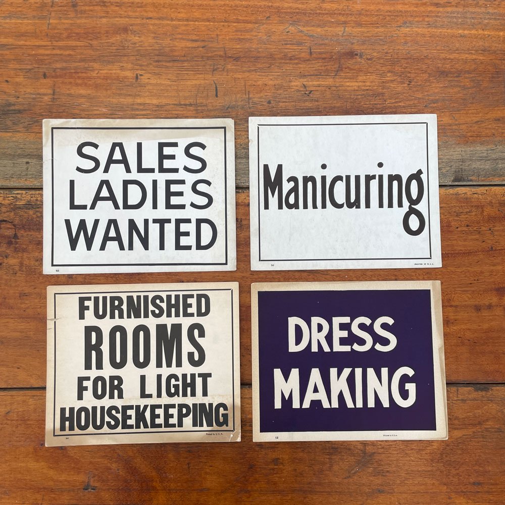 Miscellaneous Paper Advertising Signs