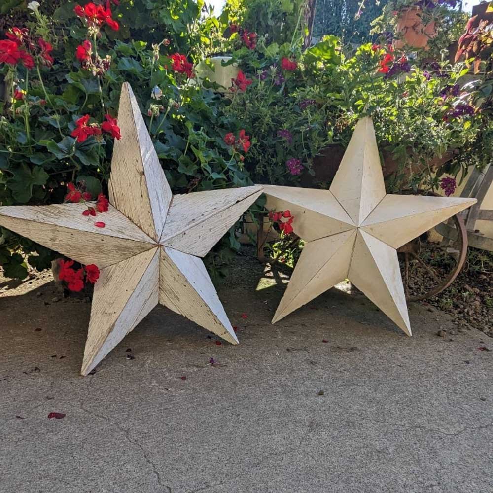 Salvaged Barn Wood Stars