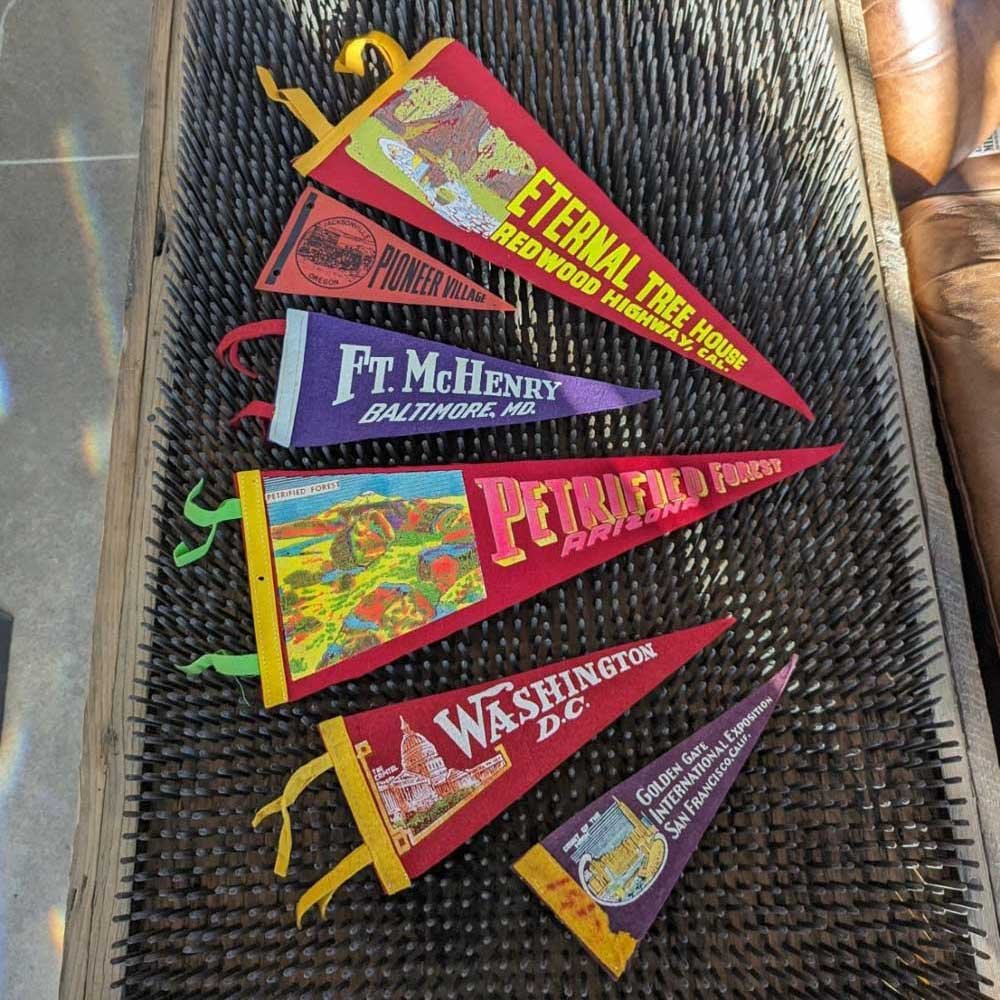 Vintage Felt Pennants