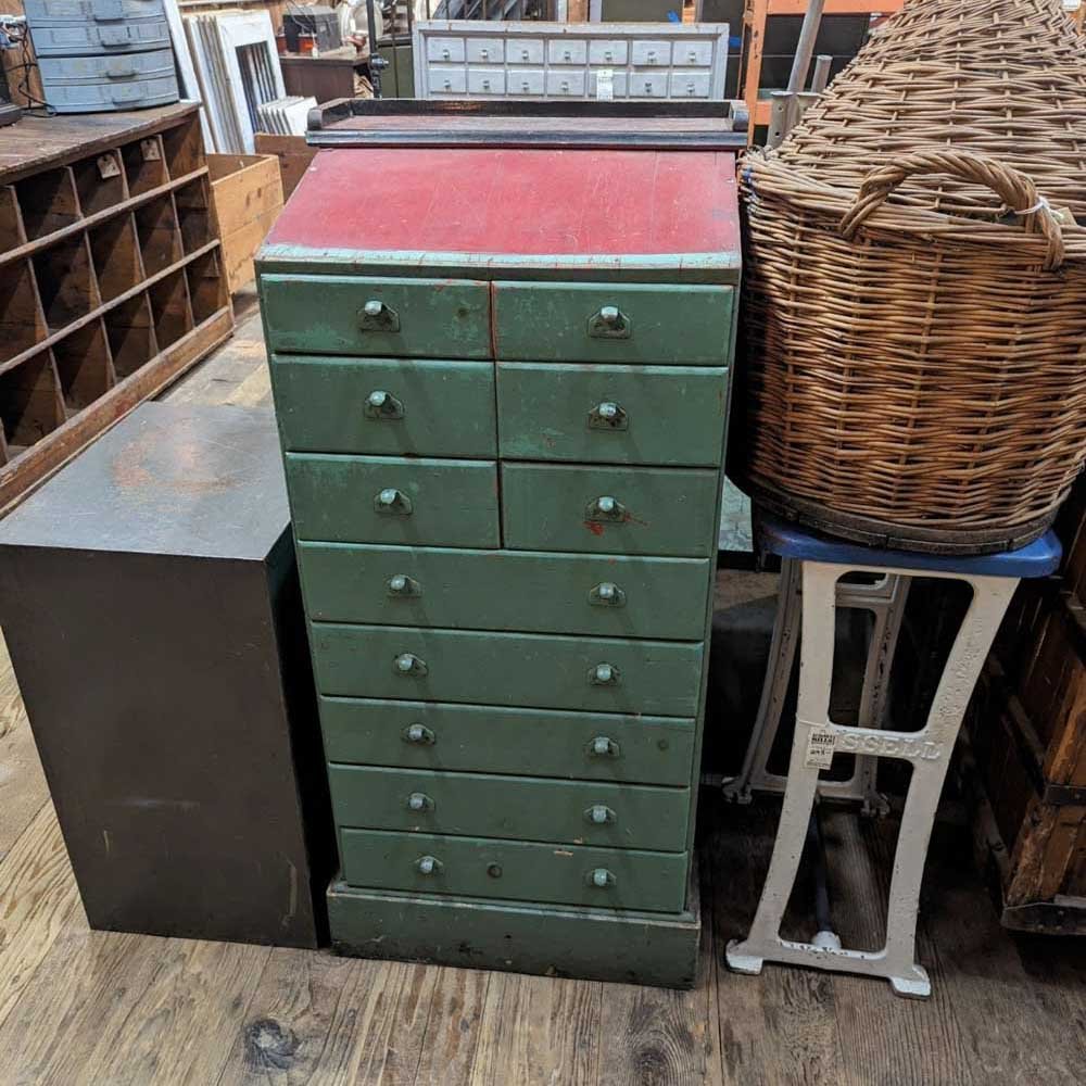 Slant Top Work Cabinet