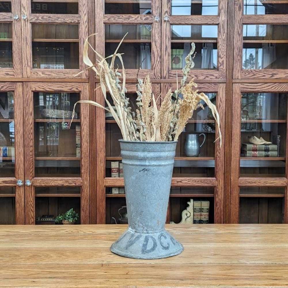 French Tin Florist Pot