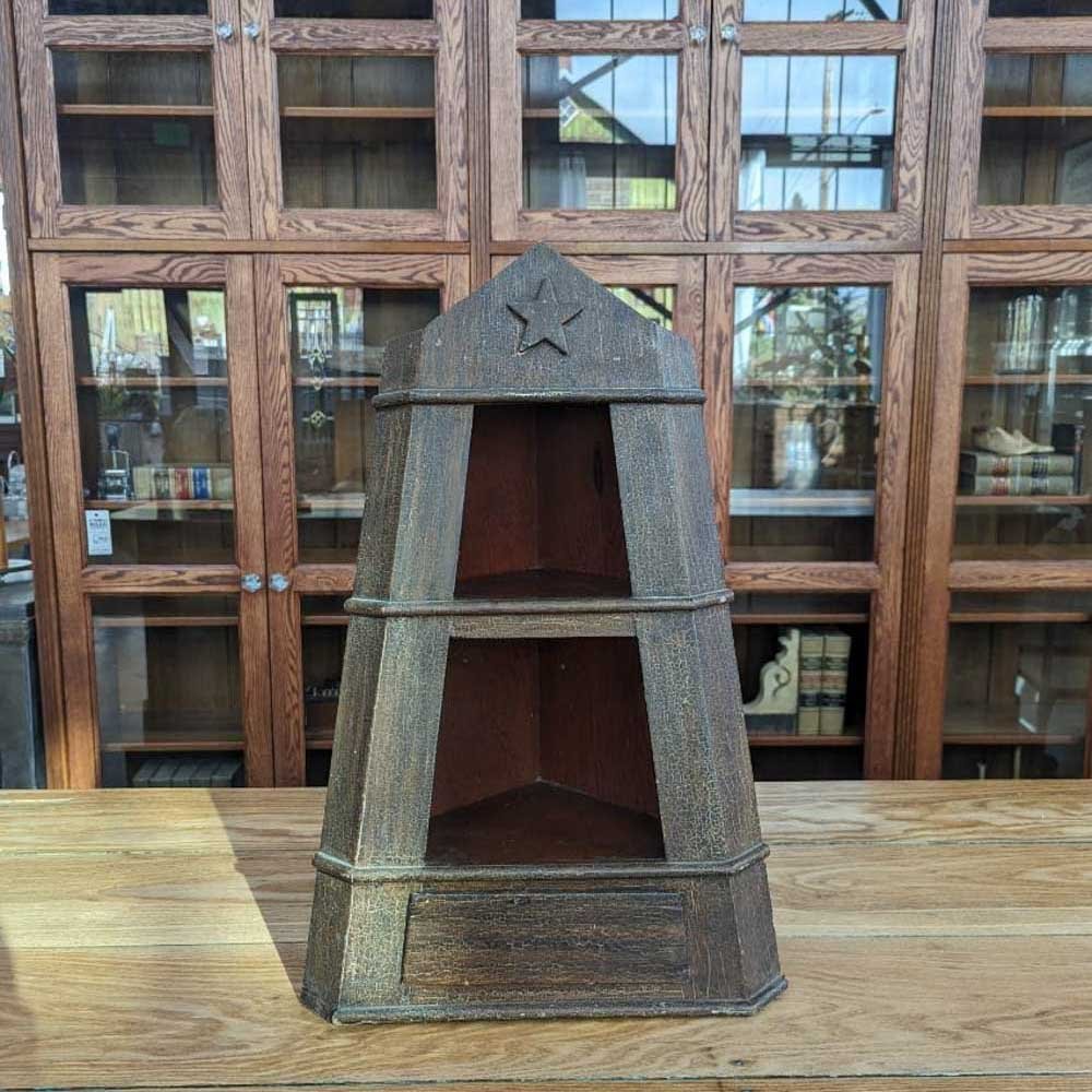 Folk Art Corner Shelf