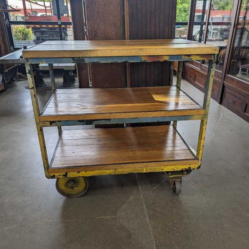 Yellow Industrial Cart