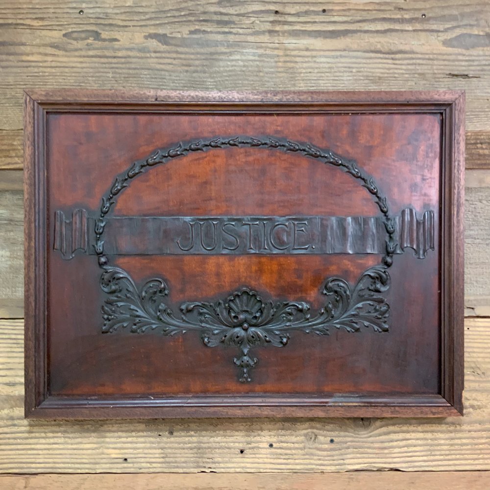 Ornately Carved Motto Plaques