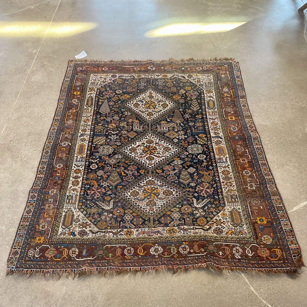 Late 19th Century Qashqai Rug