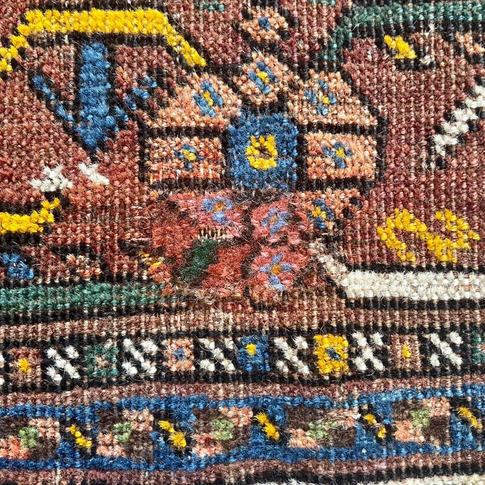 Late 1800s Qashqai Rug — Aurora Mills