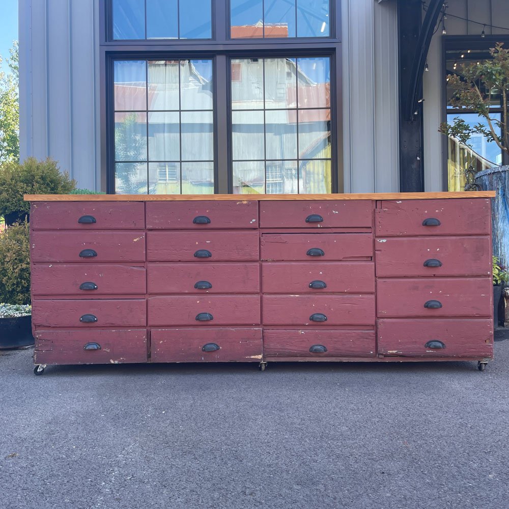 Rustic Multi-Drawer Counter