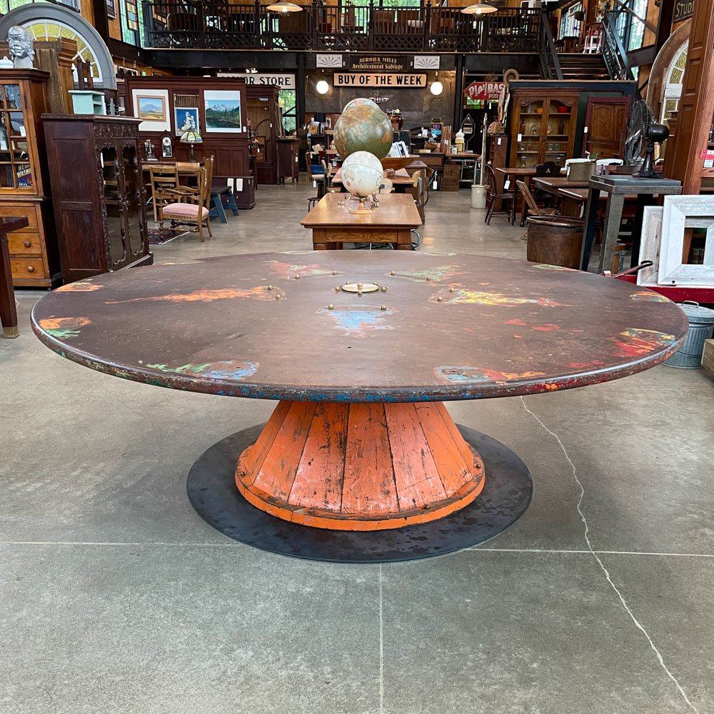 Reclaimed Merry-Go-Round Table