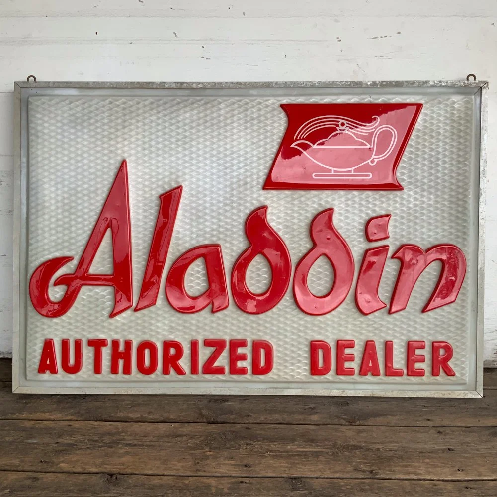 Aladdin Authorized Dealer Sign — Aurora Mills
