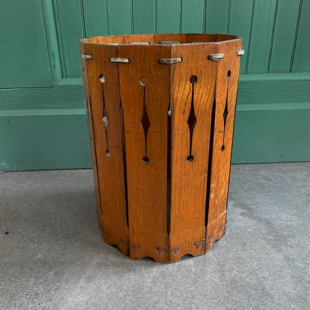 Arts and Crafts Wastebasket