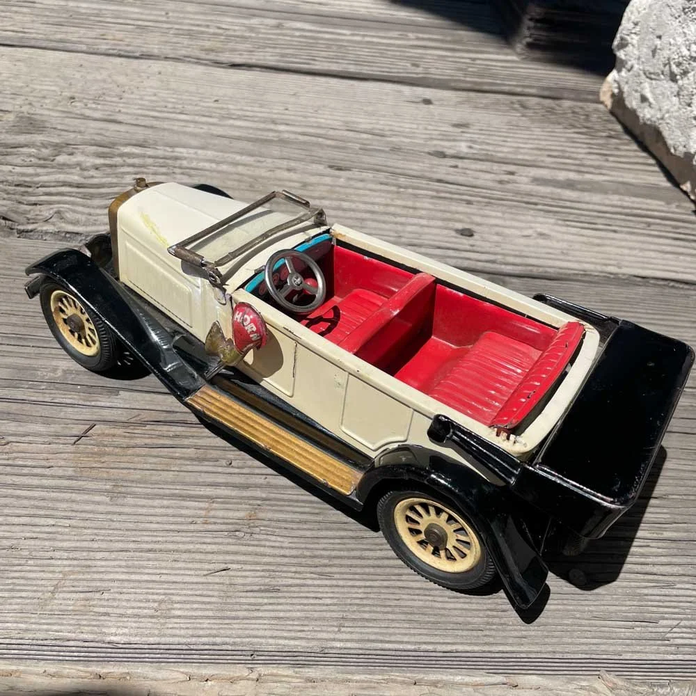 Japanese Tin Litho Toy 1920s Touring Car — Aurora Mills