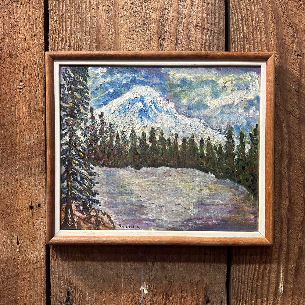 Artist Signed Mt. Hood Painting