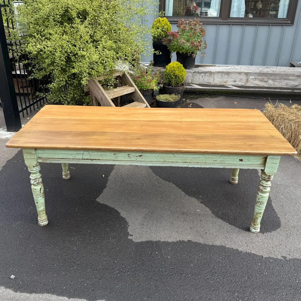 Painted Poplar Farm Table